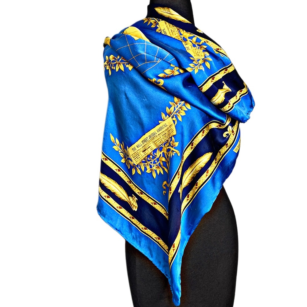 WALL STREET JOURNAL Pure Silk Scarf Shawl Wrap